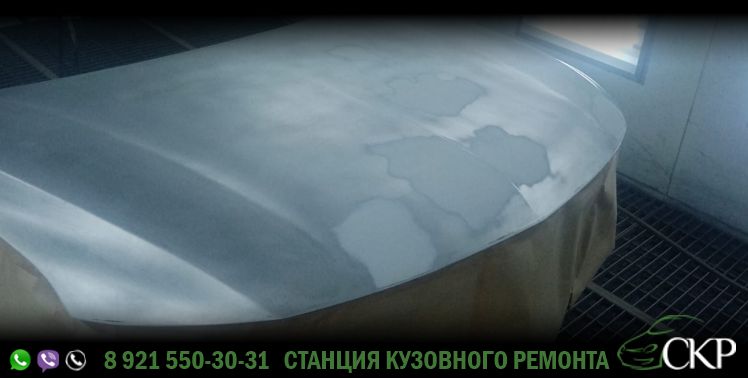 Ремонт крыла, капота и бампера Мицубиси Паджеро Спорт (Mitsubishi Pajero Sport) в СПб в автосервисе СКР.
